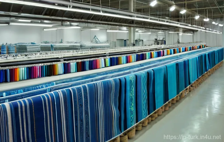 투르크메니스탄에서의 산업 발전 - **Prompt:** A vibrant and wholesome scene depicting Turkmenistan's booming agriculture and food proc...